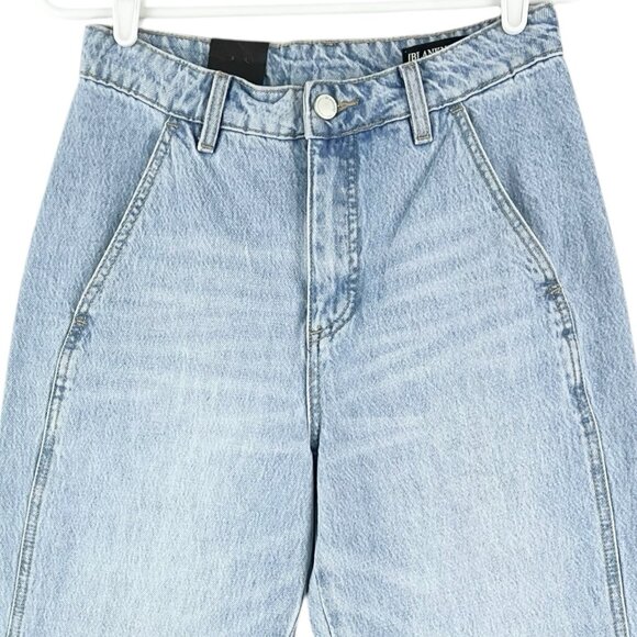 BLANKNYC Women's Blue Denim Jeans Size 26 High Rise Tapered Leg Cotton NWT - Picture 3 of 16